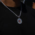 Chicago Fire FC Official MLS Logo Pendant in White Gold