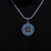 Chicago Fire FC Official MLS Logo Pendant in White Gold