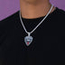 D.C. United Official MLS Logo Pendant in White Gold
