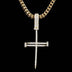 Nail Cross in Yellow Gold - The GLD Shop