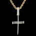 Nail Cross in Yellow Gold - The GLD Shop