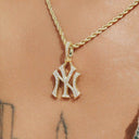 Colgante del logotipo micro oficial de los New York Yankees de la MLB