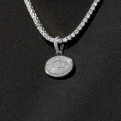 Green Bay Packers Official NFL Micro Logo Pendant in White Gold