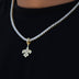New Orleans Saints Official NFL Micro Logo Solid Pendant in Yellow Gold