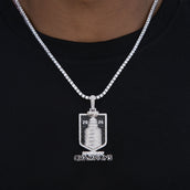 Iced 2026 Stanley Cup Official NHL Champion Pendant in White Gold