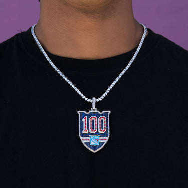 ケンケン様用 EXAMPLE GARNI LOGO PENDANT New York Rangers Centennial Logo Pendant in White Gold | GLD- The