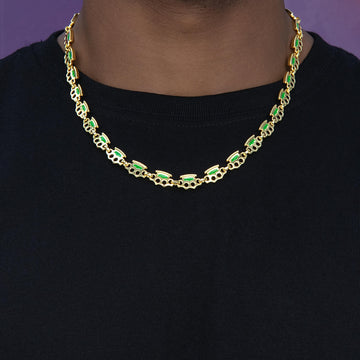 Poing Doré Micro Link Chain in Yellow Gold