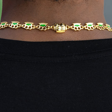Poing Doré Micro Link Chain in Yellow Gold