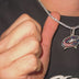 Columbus Blue Jackets Official NHL Logo Pendant in White Gold