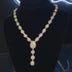 Diamond Cushion Cut Lariat Necklace