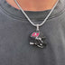 2025 Tampa Bay Buccaneers Team Helmet Pendant - White Gold