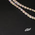 Collar de tenis con micro engaste en oro blanco
