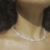 Collar de tenis con forma de corazón