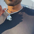 2025 Buffalo Bills Team Helmet Pendant - White Gold