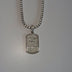 U.S. Army Dog Tag Pendant
