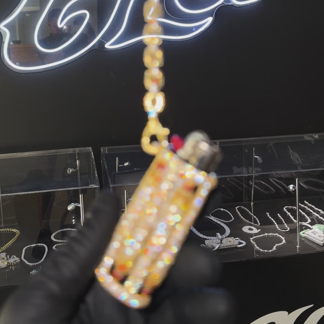 It's Lit Lighter Case Clip On in Yellow Gold- The GLD Shop
