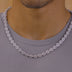 Micro Valentina Chain in White Gold