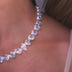 Teardrop Tennis Necklace