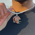 2025 Cincinnati Bengals Team Helmet Pendant - White Gold