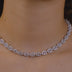 Micro Valentina Necklace in White Gold