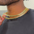 Flat Snake Link Chain in Yellow Gold -4mm