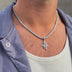 Houston Rockets Official NBA Micro Logo Pendant in White Gold