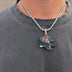 2025 Chicago Bears Team Helmet Pendant - White Gold