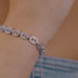 Micro Valentina Bracelet in White Gold