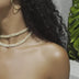 Iced Cuban Necklace in Yellow Gold - 8.5mm