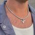 Charlotte Hornets Micro Pendant - White Gold