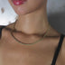 Rope Necklace in Yellow Gold - 4mm