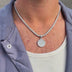 Washington Wizards Official NBA Micro Logo Pendant in White Gold