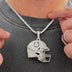 2025 Indianapolis Colts Team Helmet Pendant - White Gold