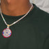 Los Angeles Clippers Official NBA 2024 Logo Pendant - White Gold