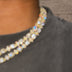 Round Stone Star Tennis Chain in Yellow Gold - 8mm