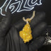 El Colgante Pepita de Oro en Oro Amarillo