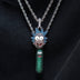 Rick & Morty Rick Head Official Warner Bros. Pendant in White Gold