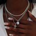 Rope Necklace in White Gold - 2mm - The GLD Shop