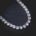 Round Cut Tennis Necklace in Yellow Gold - 5mm - The GLD Shop