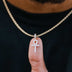 Solid Gold Micro Ankh Cross - The GLD Shop