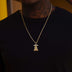 Solid Gold Micro Death Row Pendant - The GLD Shop