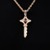 Star Key Pendant in Rose Gold