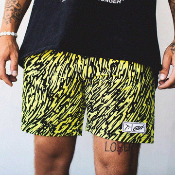 Summer Board Shorts in Yellow