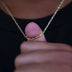 2mm Triangular Link Chain - Yellow Gold