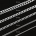 Diamond Prong Cuban Chain in White Gold - 8.5mm