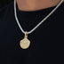 Seattle Storm Official WNBA Primary Micro Logo Pendant in Yellow Gold