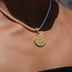 Seattle Storm Official WNBA Primary Micro Logo Pendant in Yellow Gold