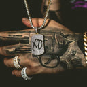 XO Dog Tag Pendant