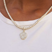 Milwaukee Brewers Official MLB Micro Logo Pendant