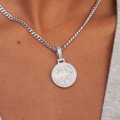 Pittsburgh Steelers Official NFL Micro Logo Pendant - White Gold